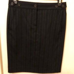 Theory Dark Coloured Wool Dress Skirt